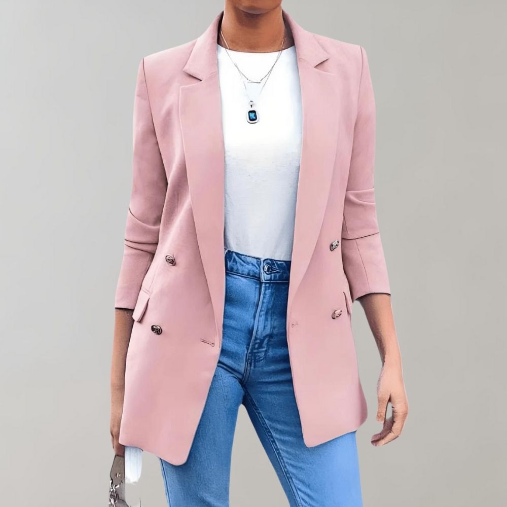 JO | Cosmopolitan long coat for women with an elegant look