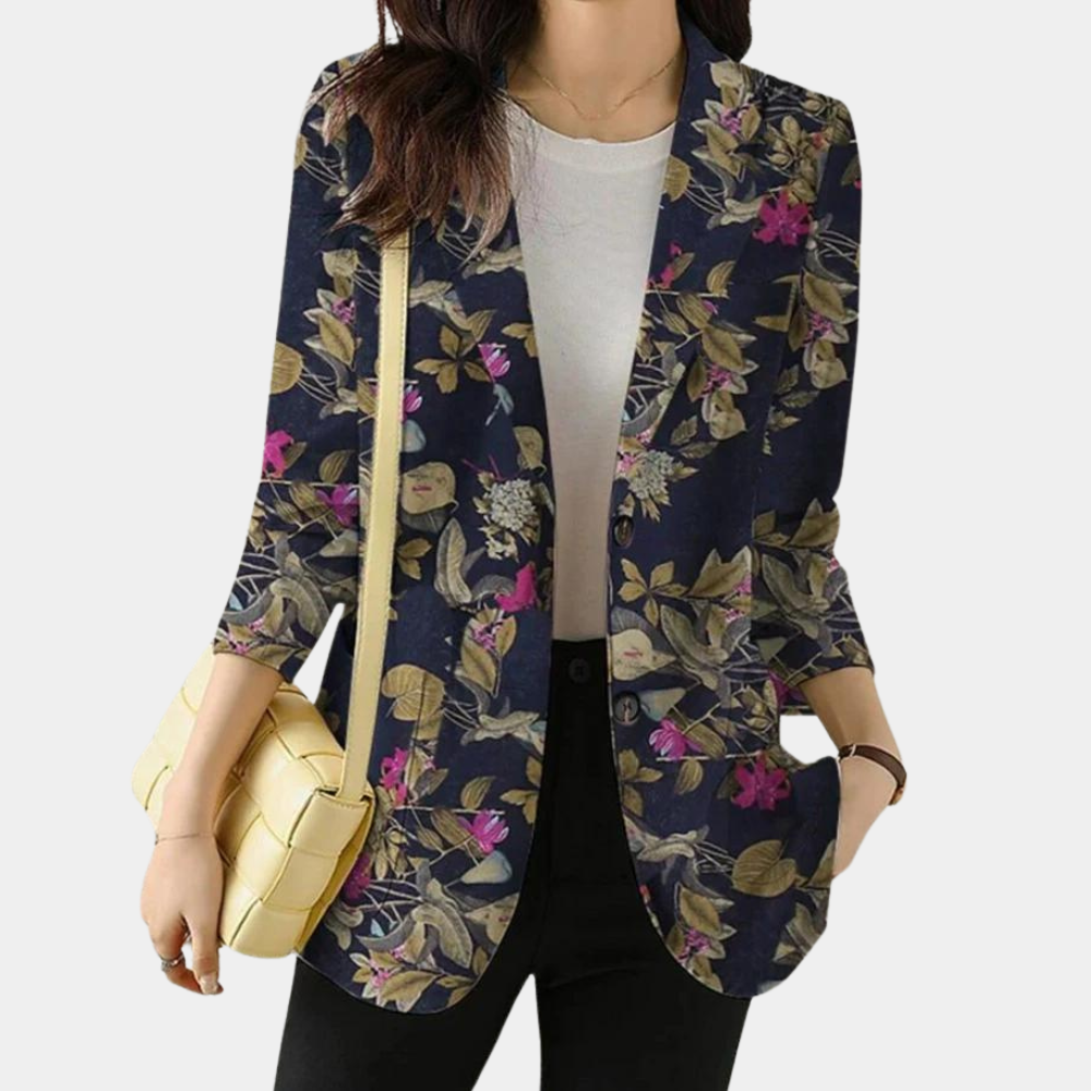 JO | Ladies blazer with floral pattern