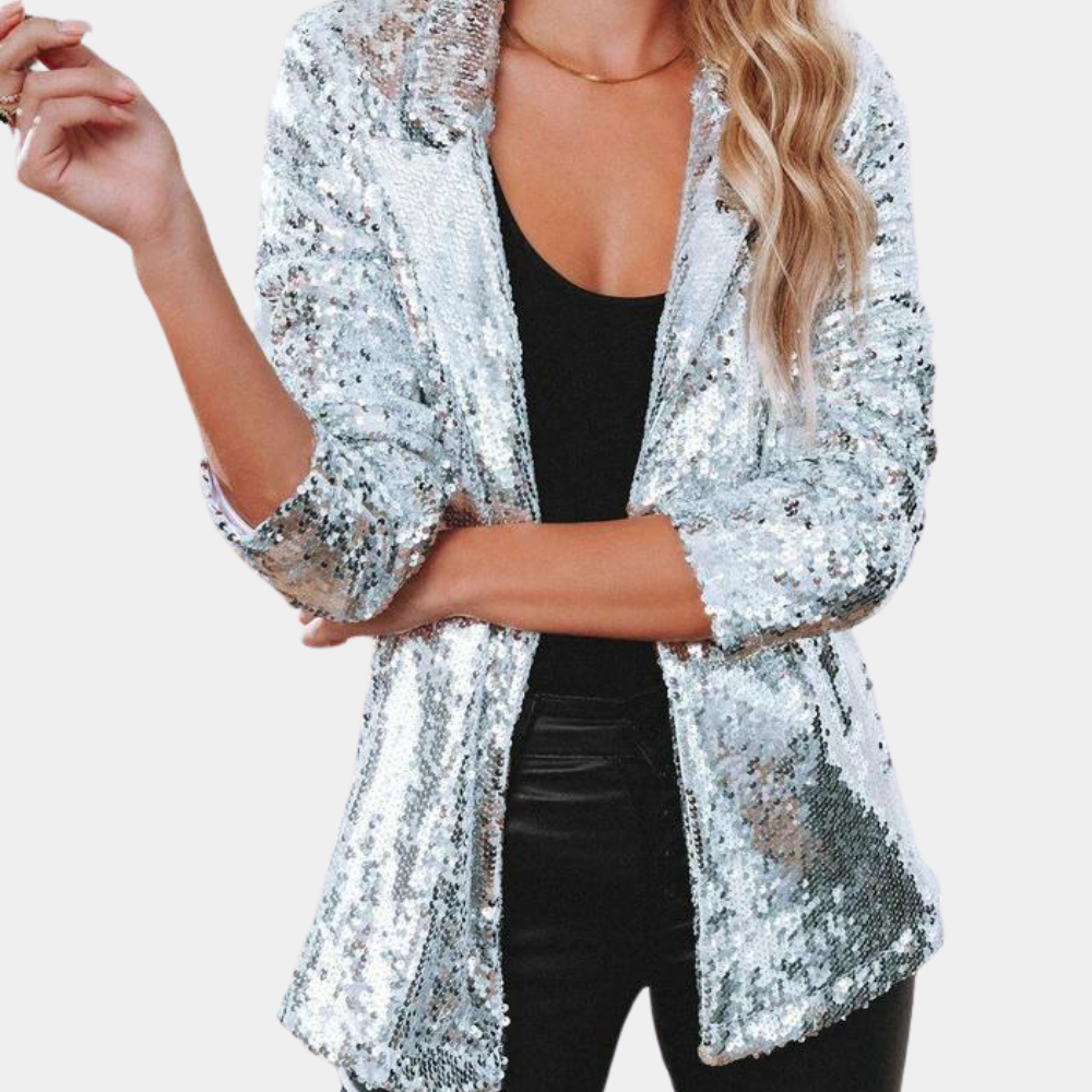 JO | Stylish glitter blazer for women