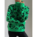JO | Turtleneck with leopard pattern