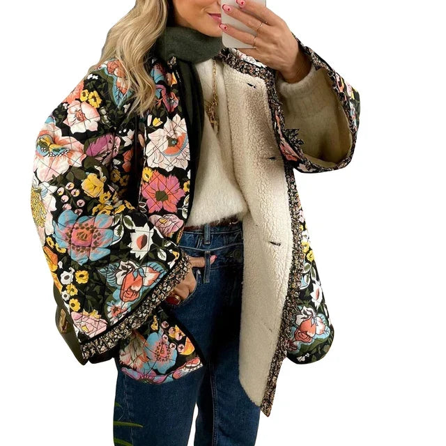 JO | Light summer coat with floral print