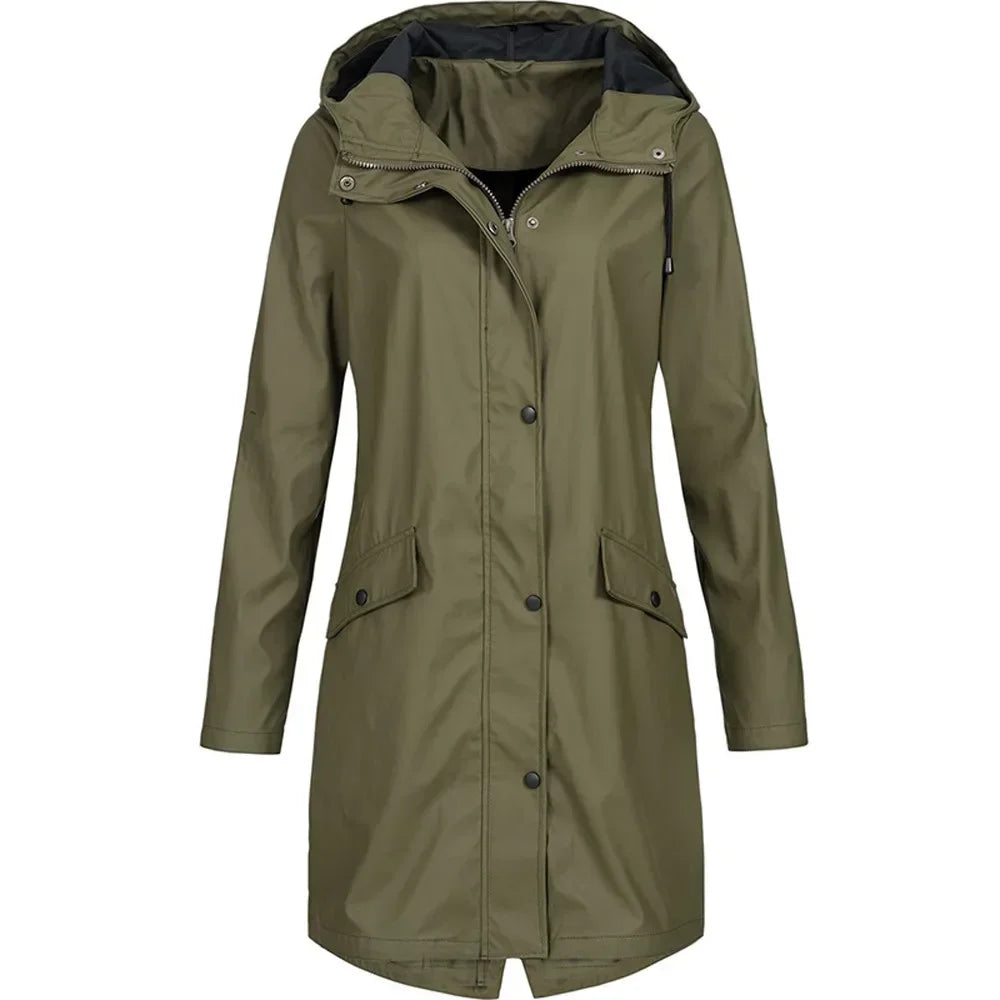 JO | Outdoor long waterproof jacket