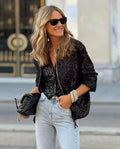 JO | Glamorous sequin coat for women