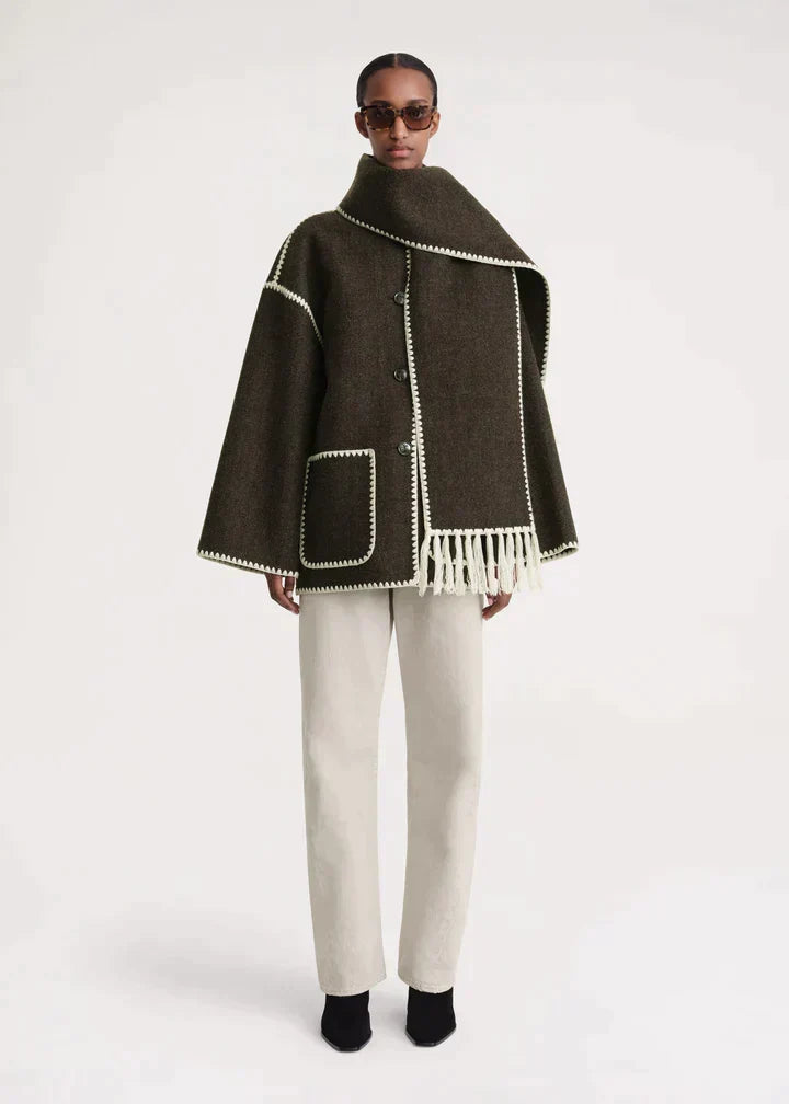 JO | Luxury jacket with scarf