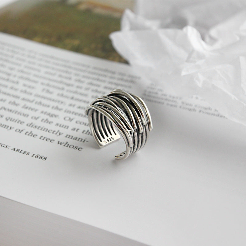 Delicate Artisan Silver Ring