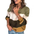 JO | Striped color block sweater