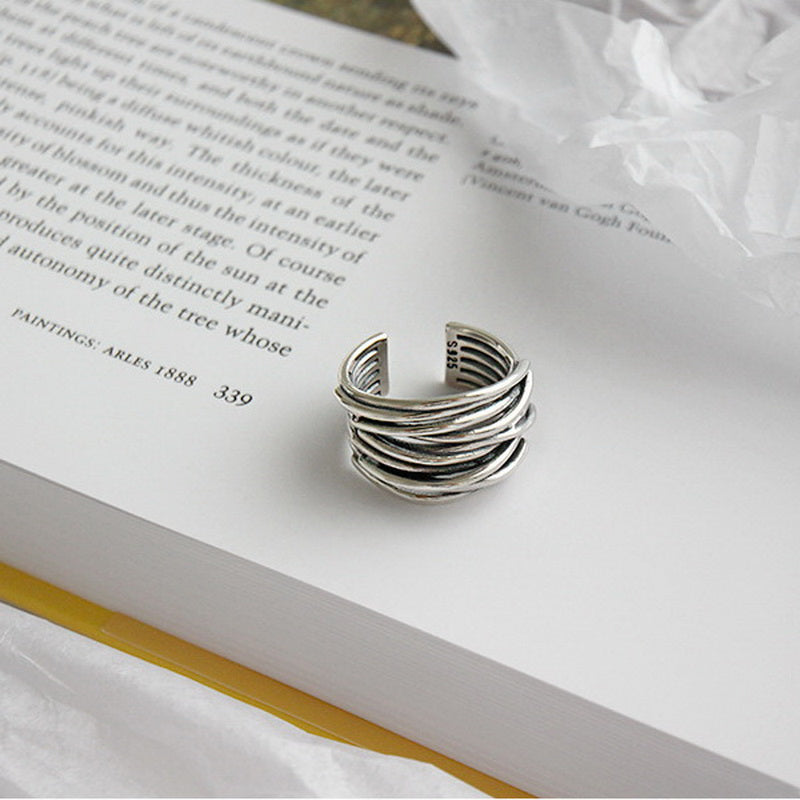 Delicate Artisan Silver Ring