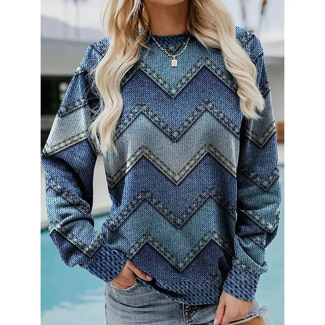 JO | Print Pullover Sweatshirt