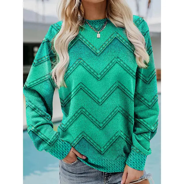 JO | Print Pullover Sweatshirt
