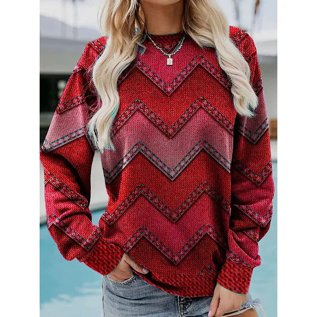 JO | Print Pullover Sweatshirt