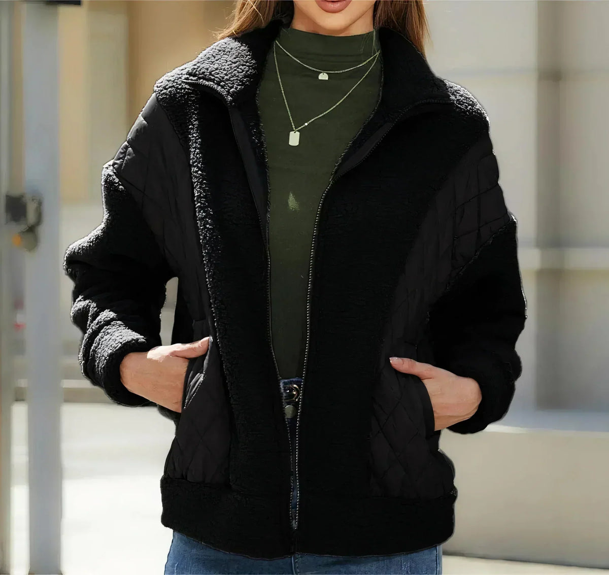 JO | Trendy Pocket Jacket for women