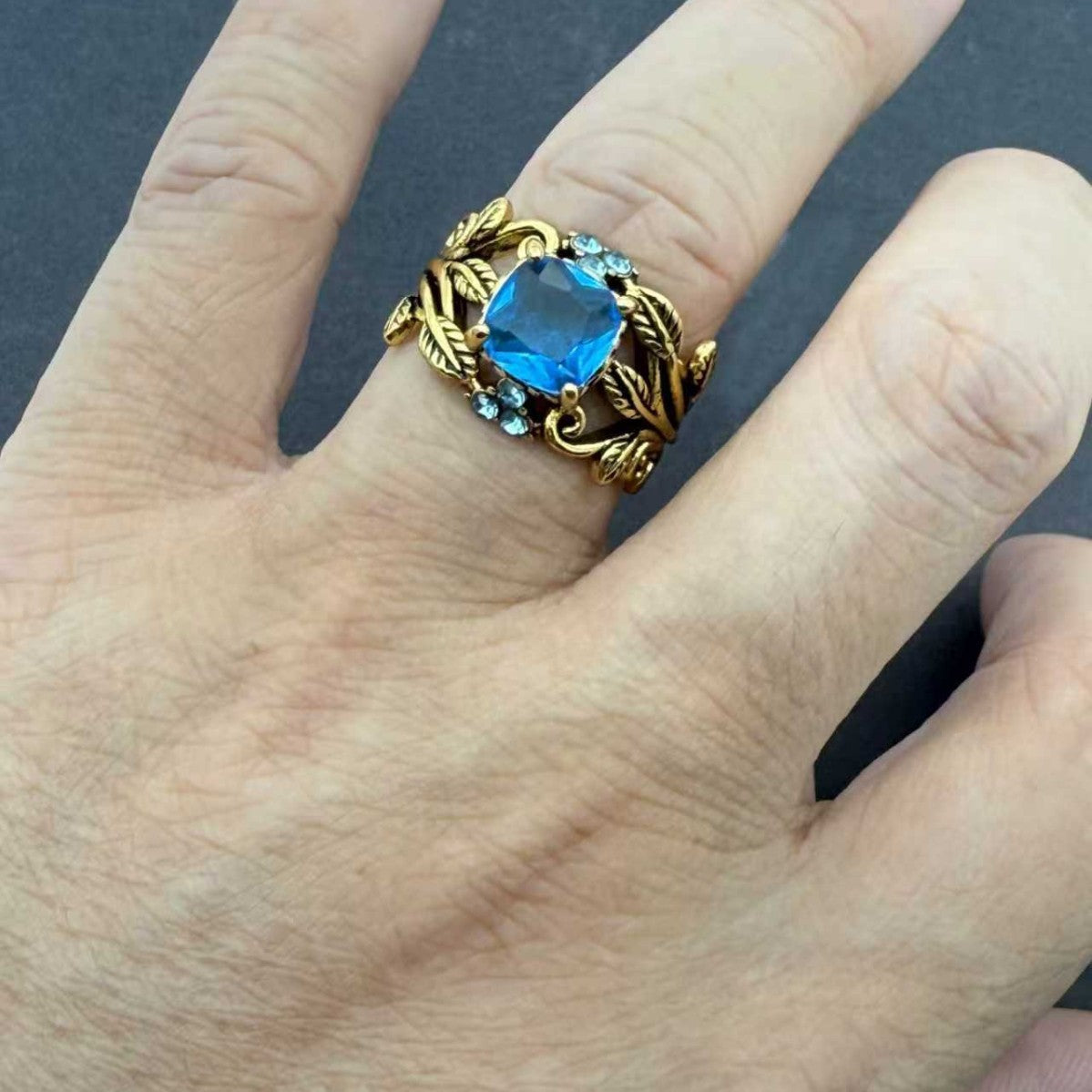 Vintage Handmade Gold Ring