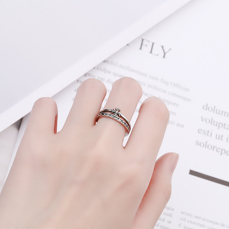 Romantic Silver Ring for Special Moments