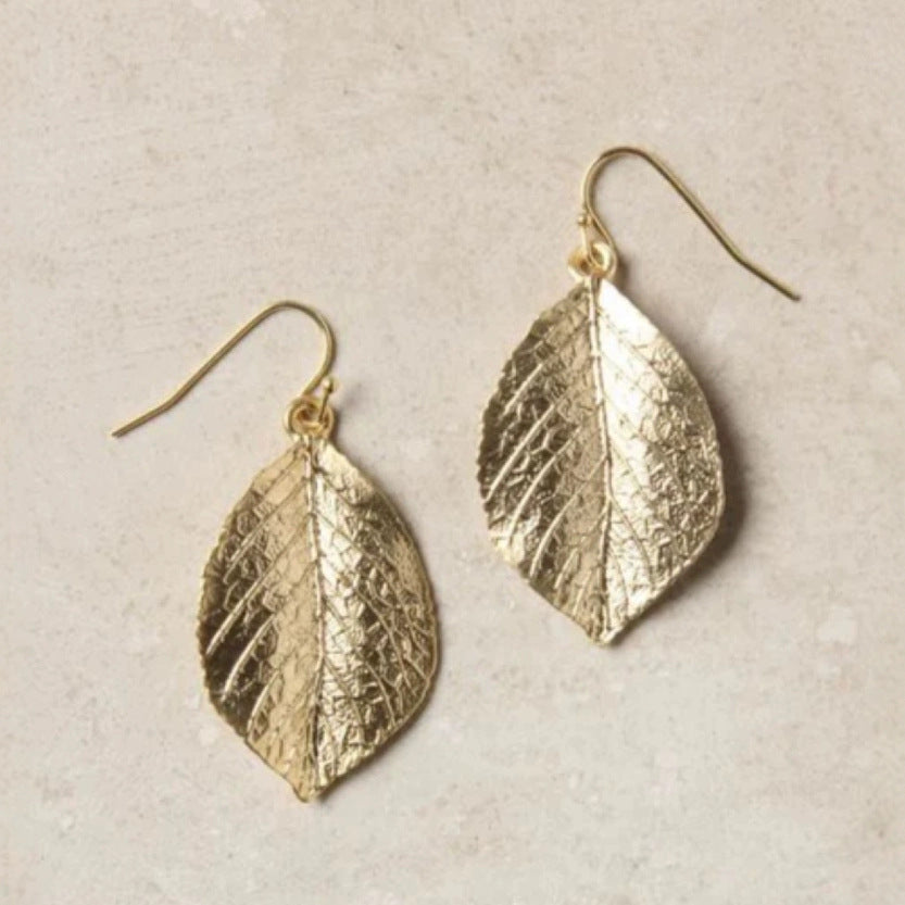 Vintage Handmade Gold Earring