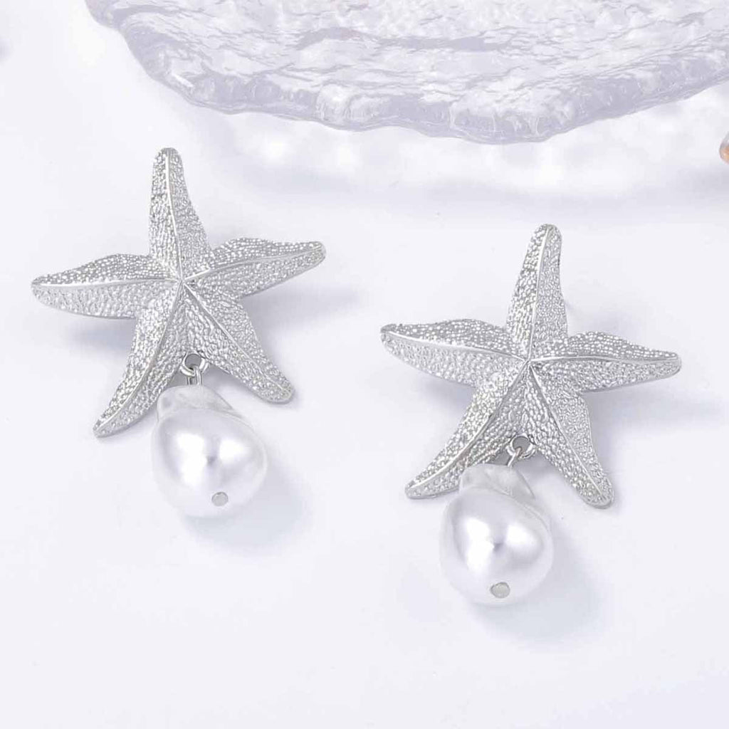 Delicate Artisan Pearl Earring