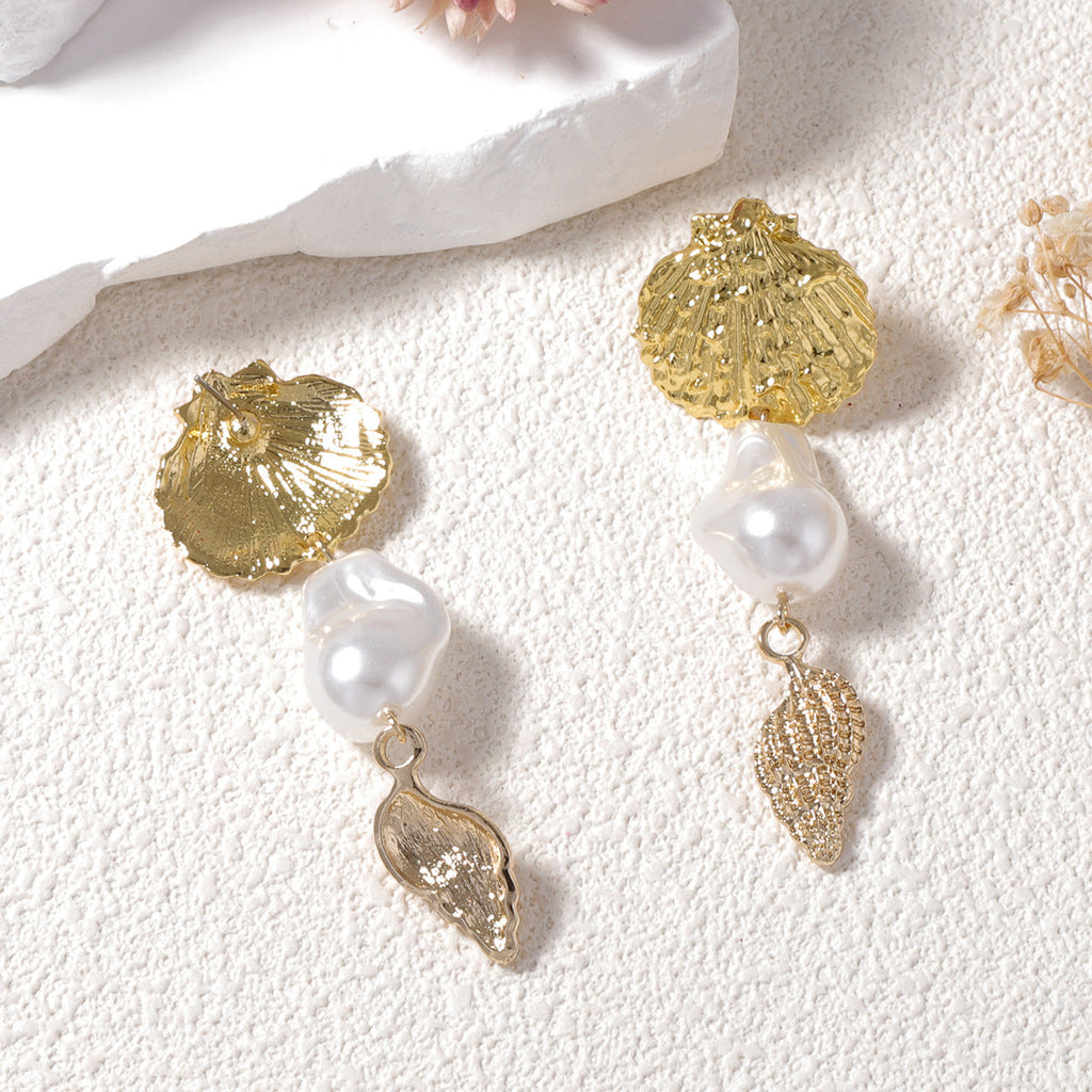 Delicate Artisan Pearl Earring