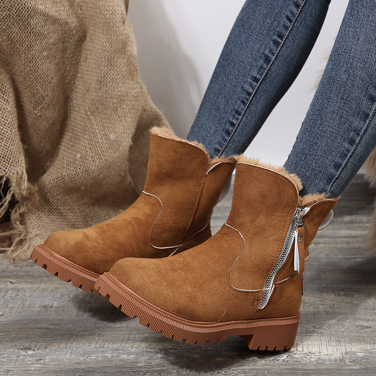 Chic Orthopedic Boots with Unique Design