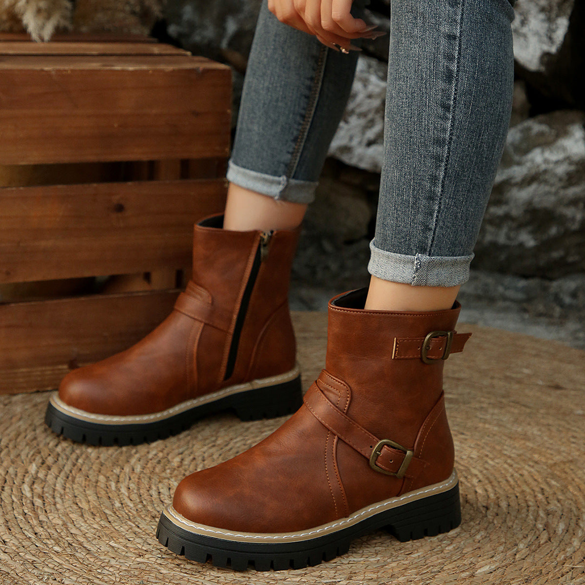 Classic Orthopedic Boots with Timeless Style
