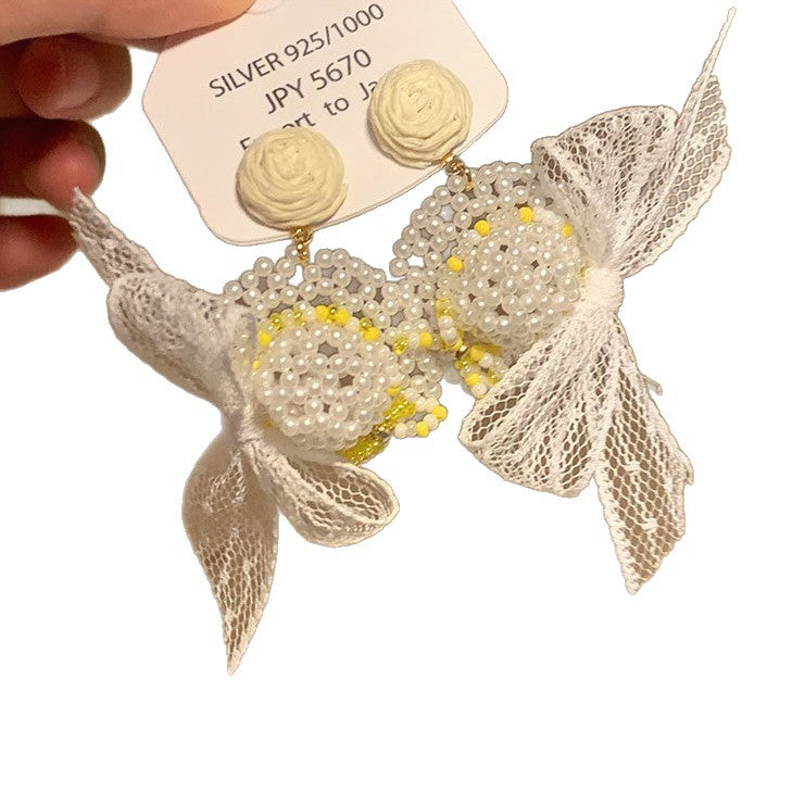 Delicate Artisan Pearl Earring