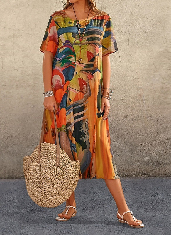 KS | Casual dress with print
