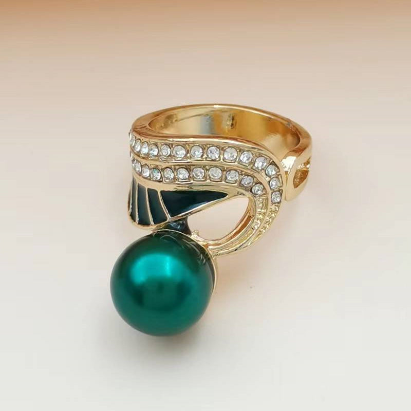 Delicate Artisan Gold Ring