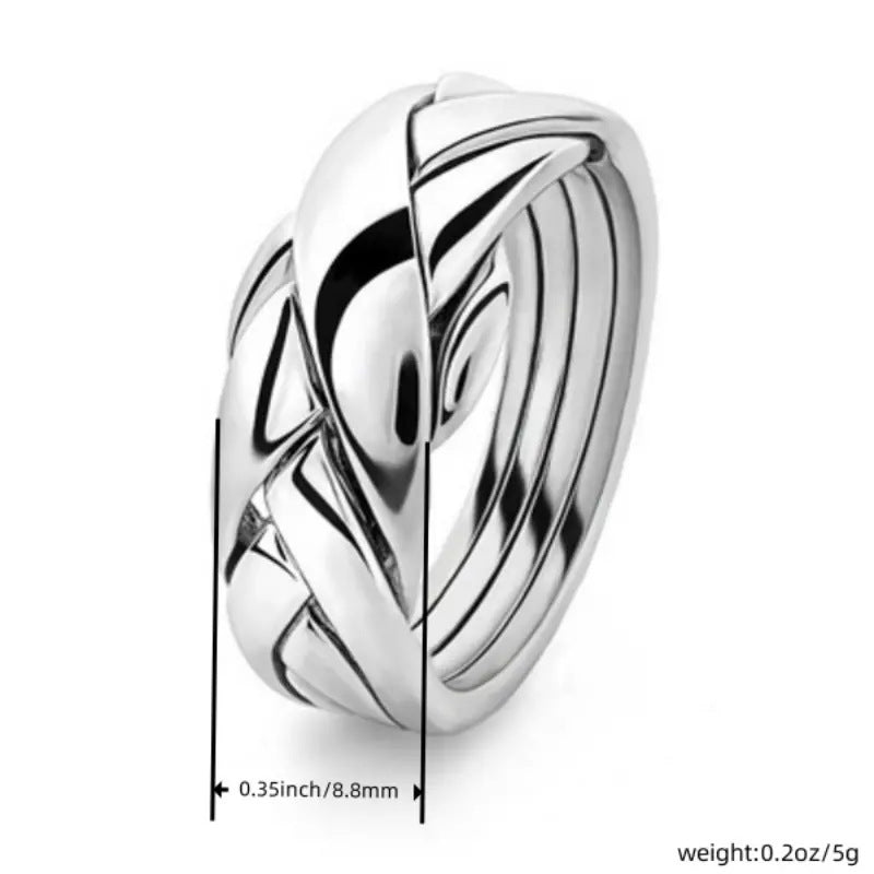 Classic Silver Ring with Timeless Appeal