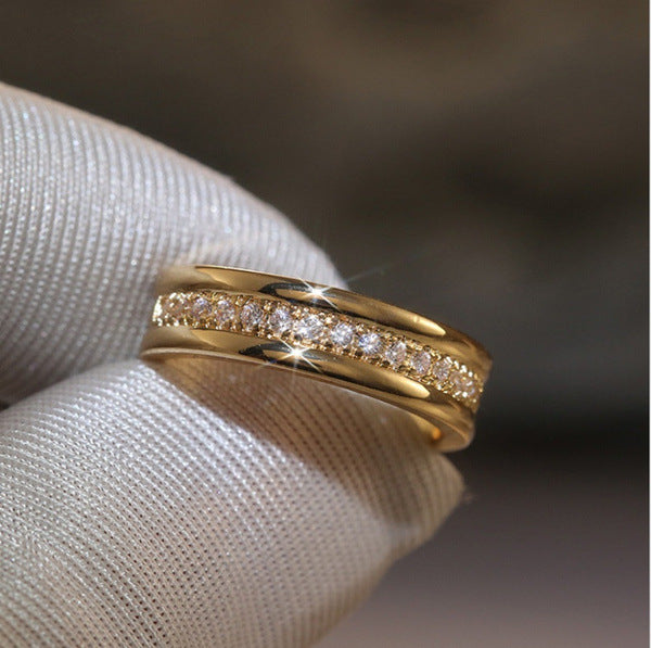 Delicate Artisan Gold Ring