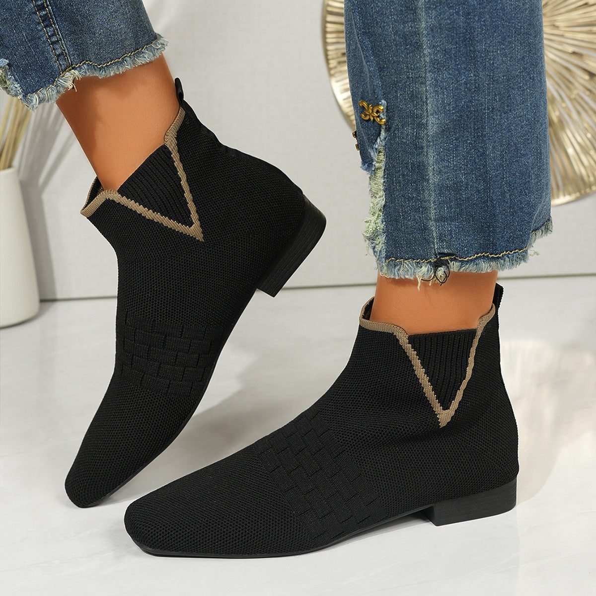 Chic Orthopedic Boots with Unique Design