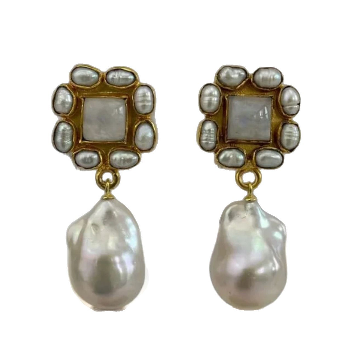 Delicate Artisan Pearl Earring