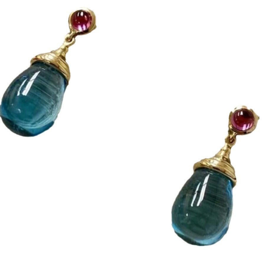 Vintage Handmade Gold Earring