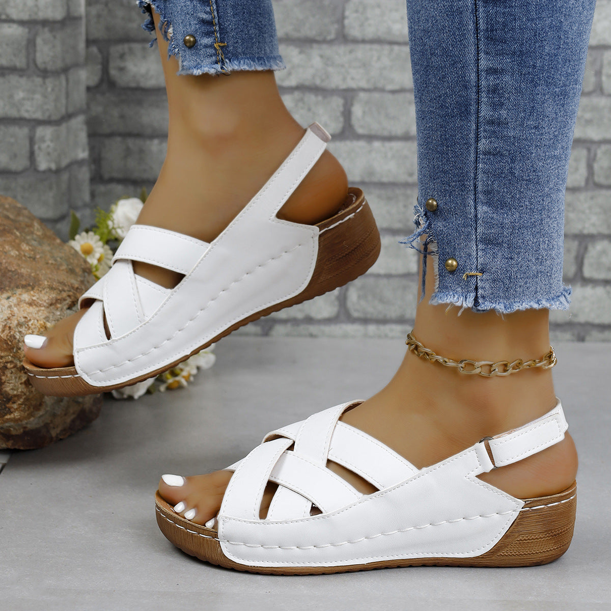 Vintage Inspired Orthopedic Sandals