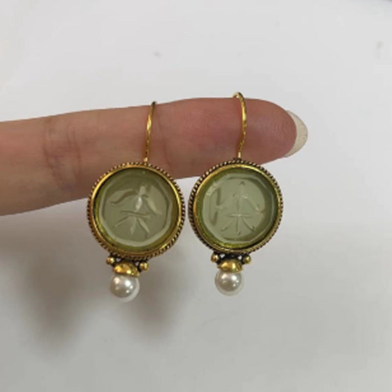 Delicate Artisan Pearl Earring