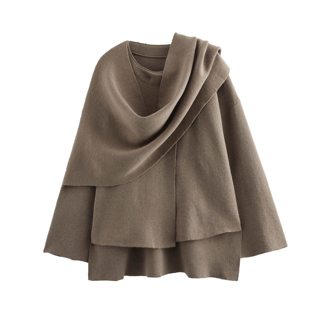 JO | Oversized jacket with scarf