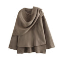 JO | Oversized jacket with scarf