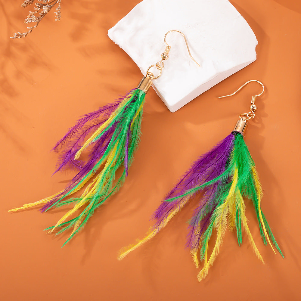 Delicate Artisan Gold Earring