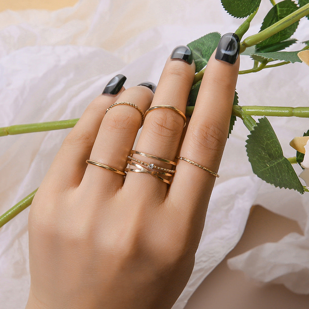 Delicate Artisan Gold Ring