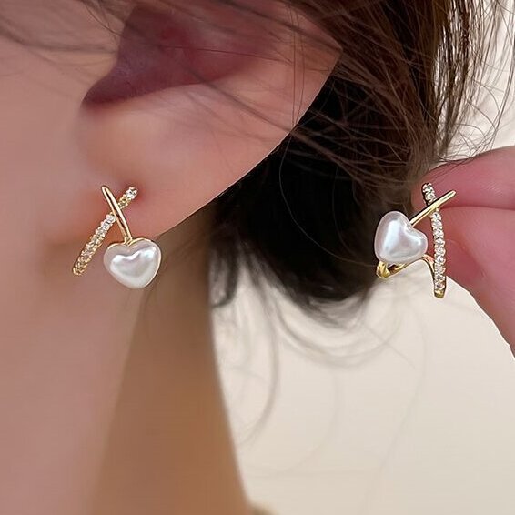 Vintage Handmade Pearl Earring