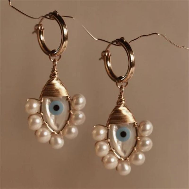 Delicate Artisan Pearl Earring