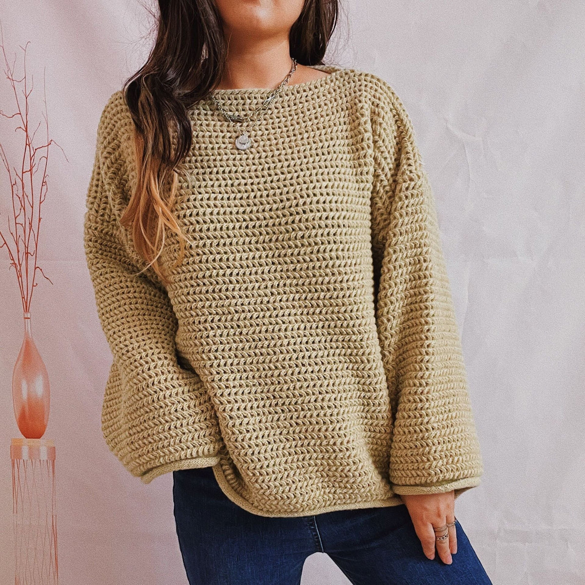 Gracefully Designed Sweater
