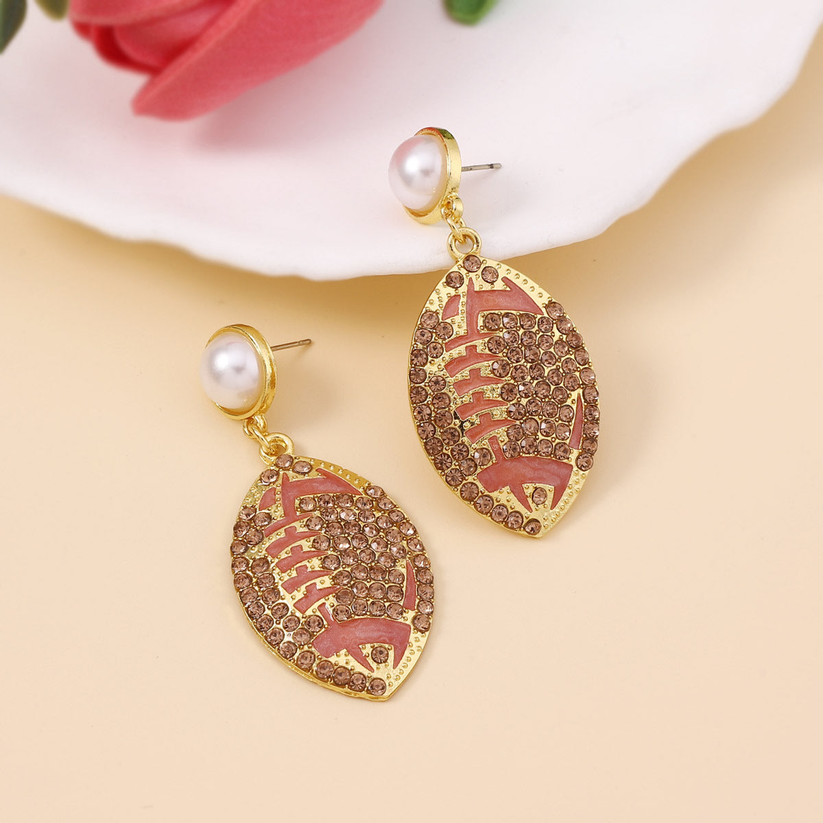 Delicate Artisan Pearl Earring