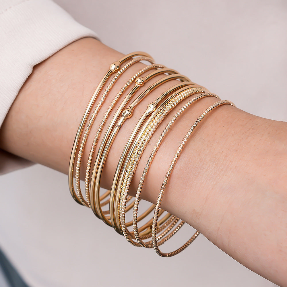 Delicate Artisan Gold Bracelet