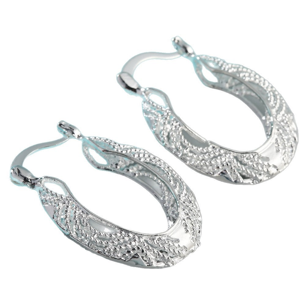 Delicate Artisan Gold Earring