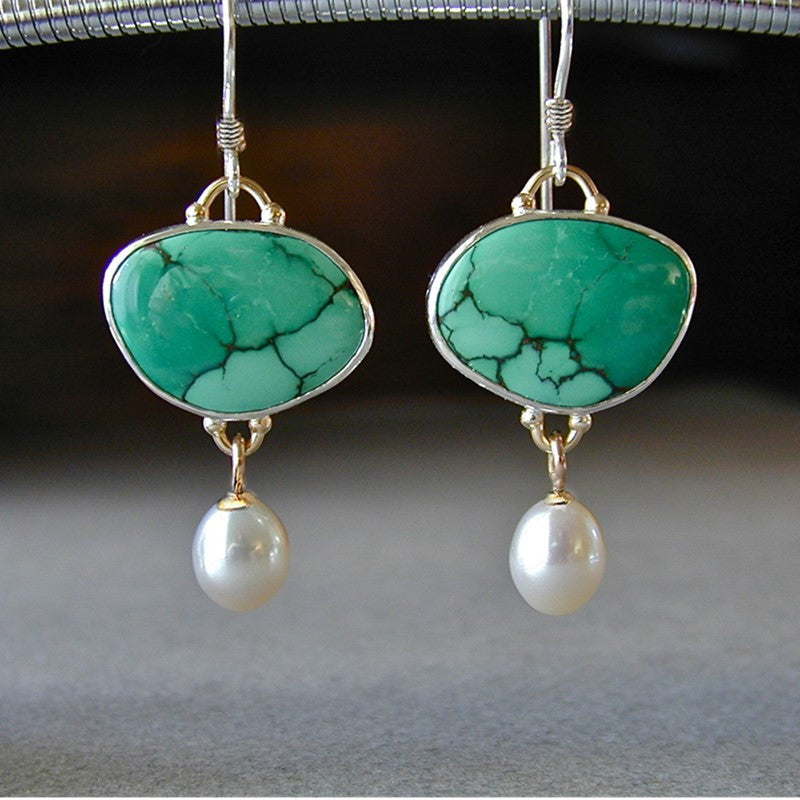 Delicate Artisan Pearl Earring