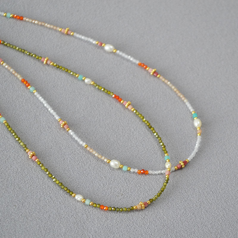 Delicate Artisan Pearl Necklace