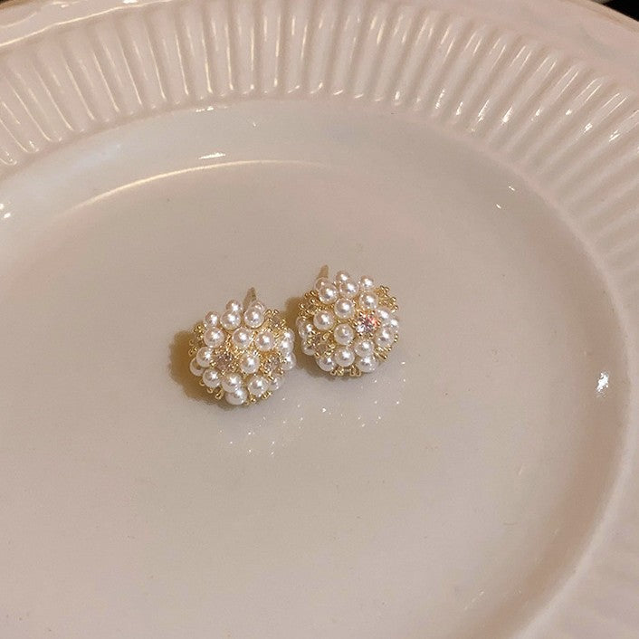 Delicate Artisan Pearl Earring
