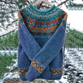 KS | Hand-knitted sweater with Nordic pattern