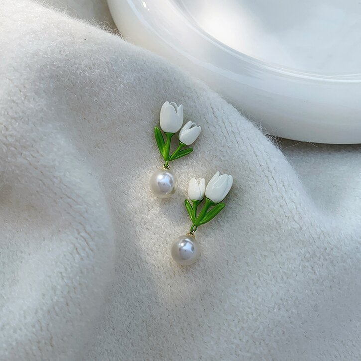 Vintage Handmade Pearl Earring