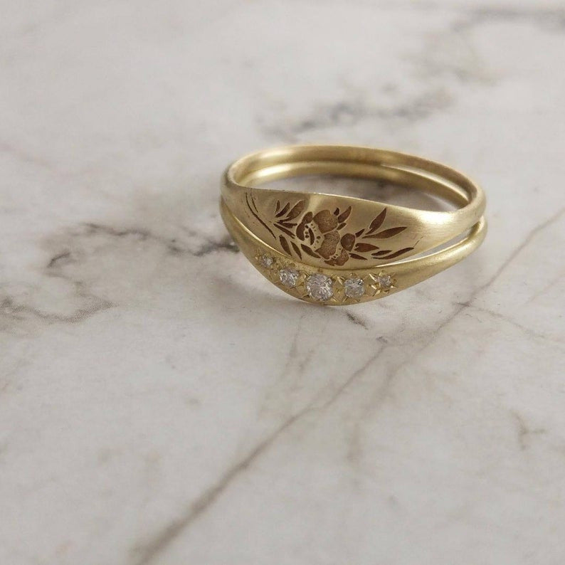 Vintage Handmade Gold Ring