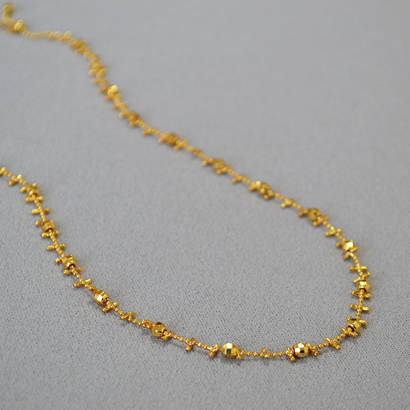 Delicate Artisan Gold Necklace