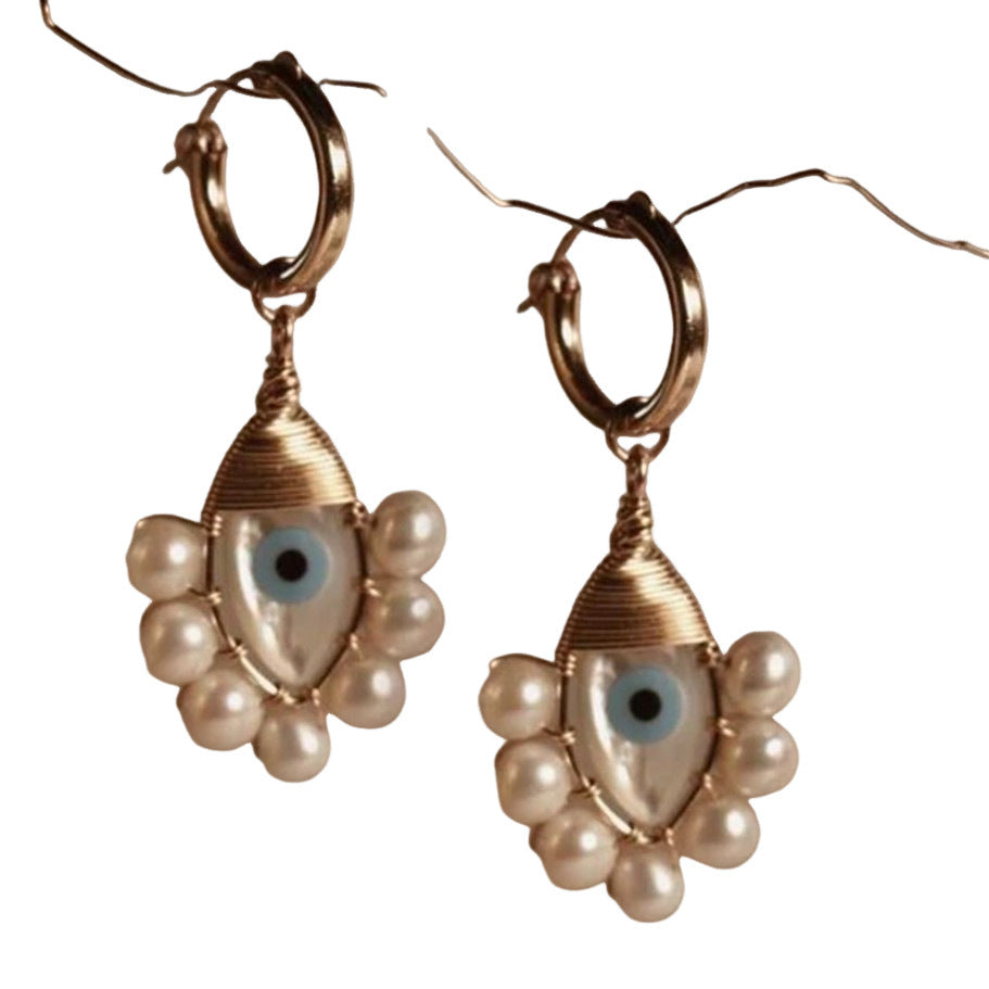 Delicate Artisan Pearl Earring